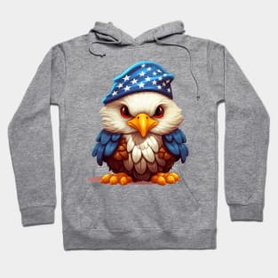 4th of July Baby Bald Eagle #6 Hoodie
